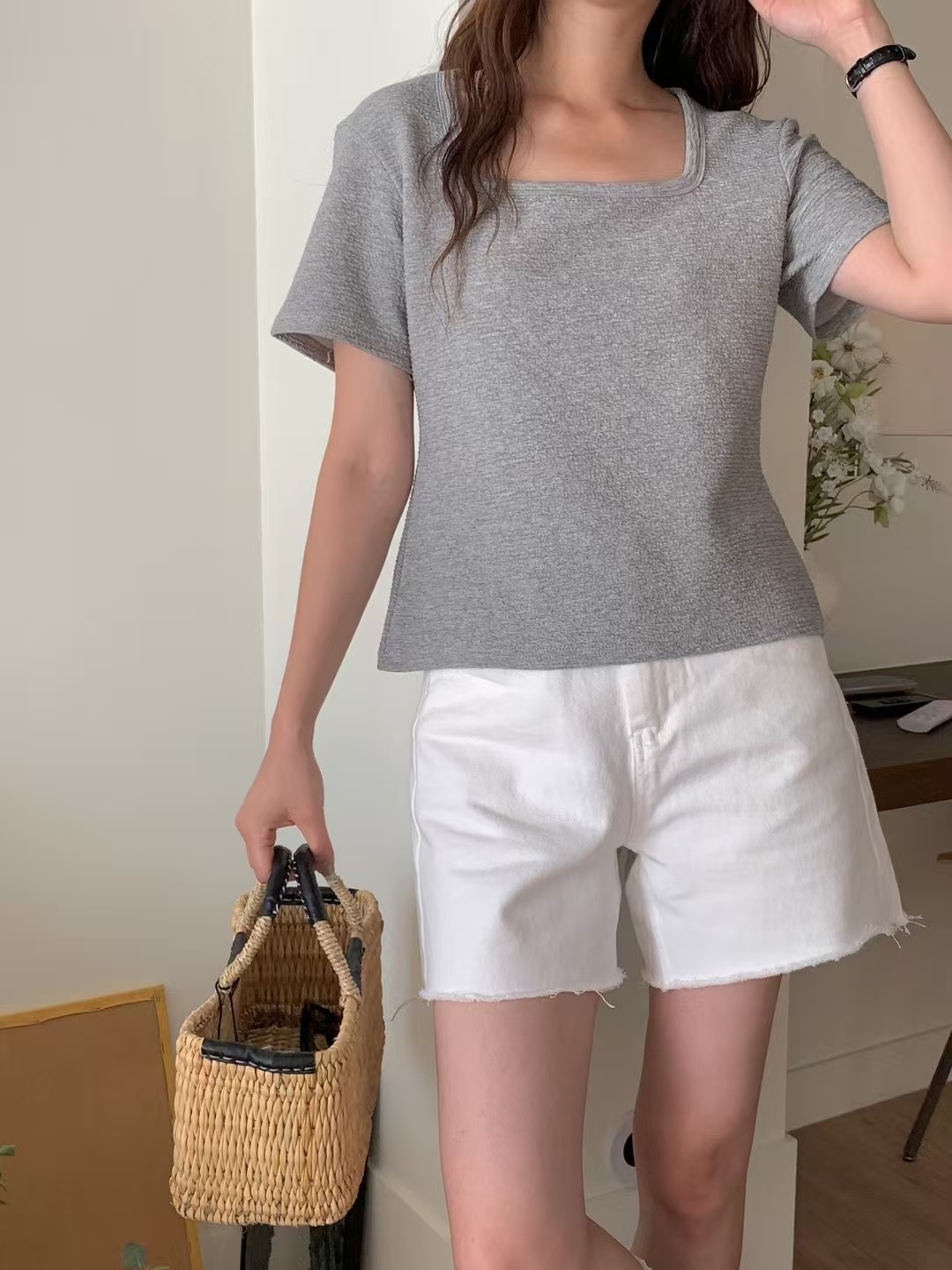 KIMFASHION東大門㊣代購女裝新品推薦真品職業人氣25秋冬T恤KIMFASHIONT恤圖色2