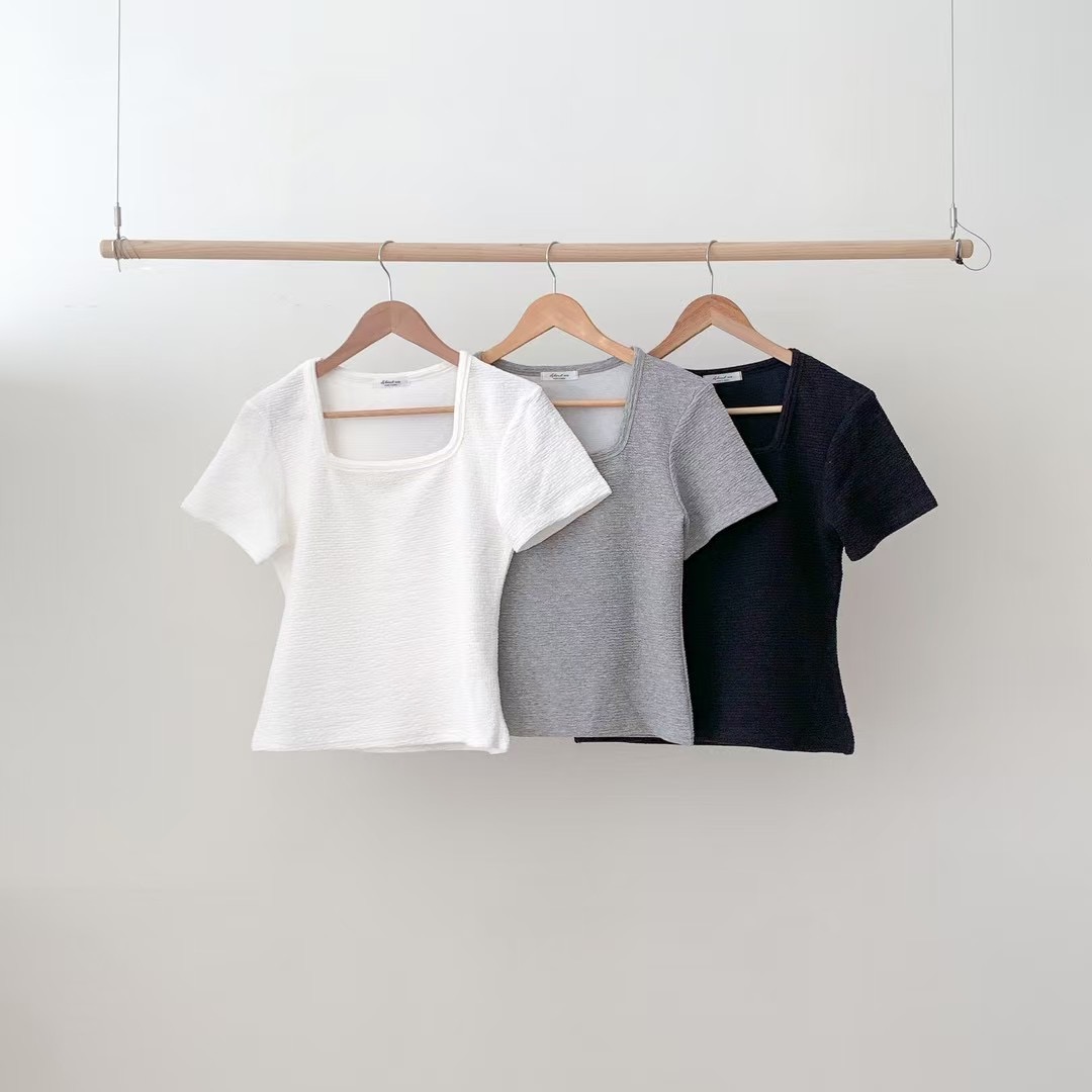 KIMFASHION東大門㊣代購女裝新品推薦真品職業人氣25秋冬T恤KIMFASHIONT恤圖色3左三色