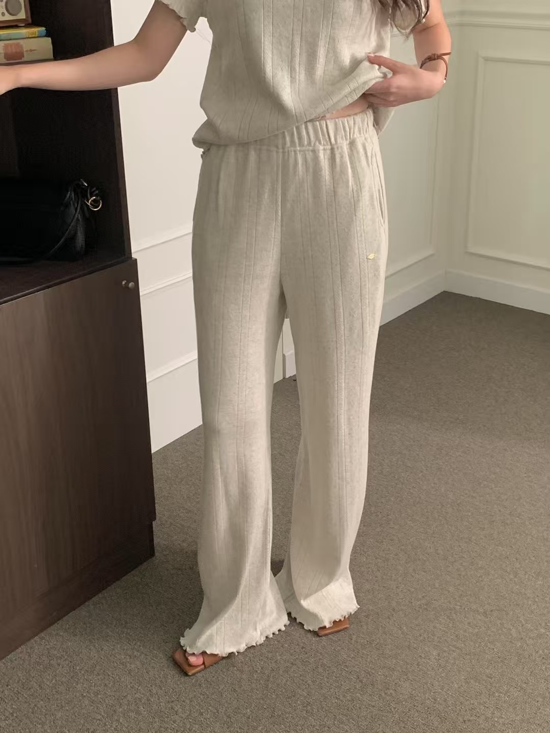 KIMFASHION韓國代購㊣女士新款休閑時尚推薦25秋冬熱賣休閑褲KIMFASHION休閑褲