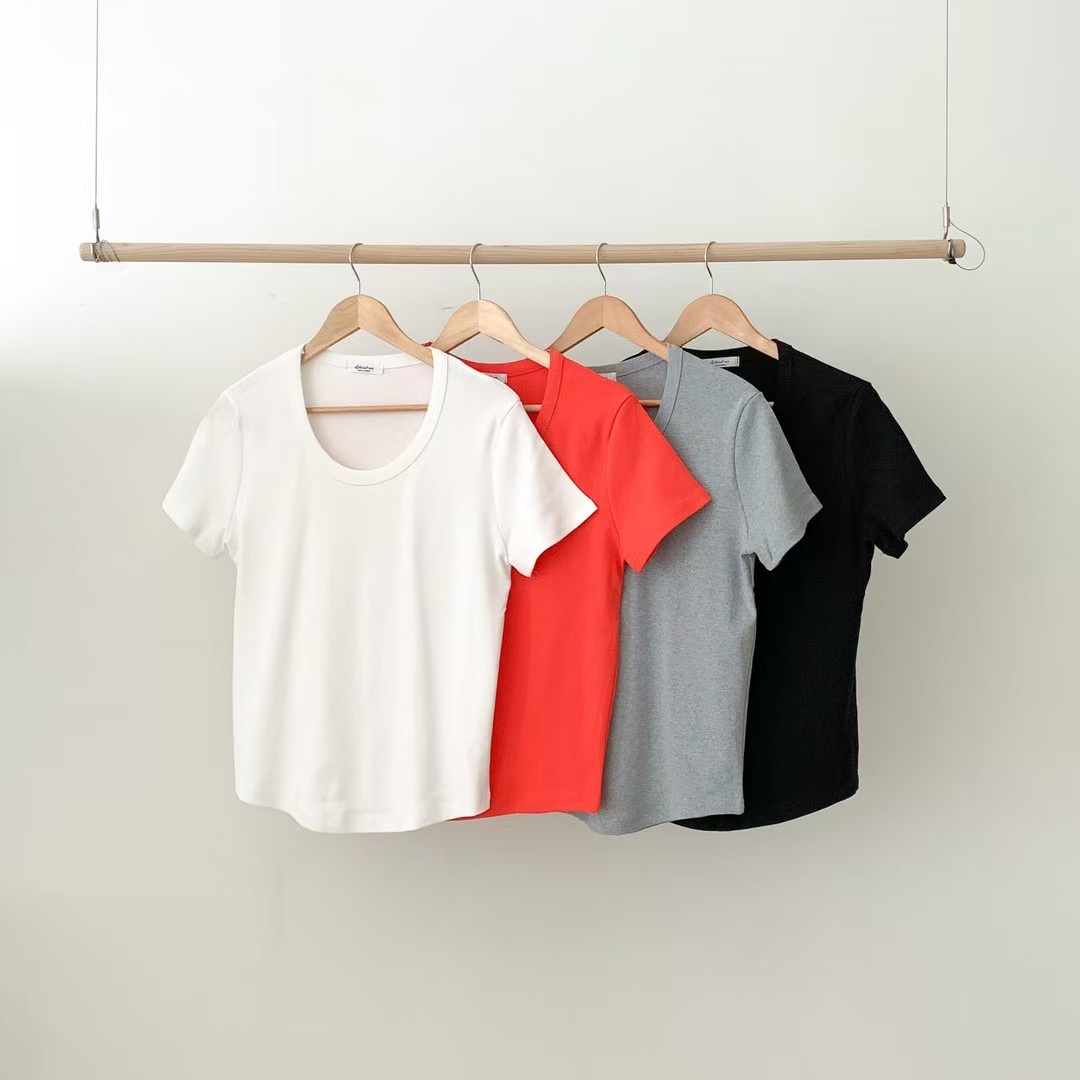 KIMFASHION韓國代購㊣女士新款休閑熱賣人氣時尚25秋冬職業T恤KIMFASHIONT恤圖色4左四色