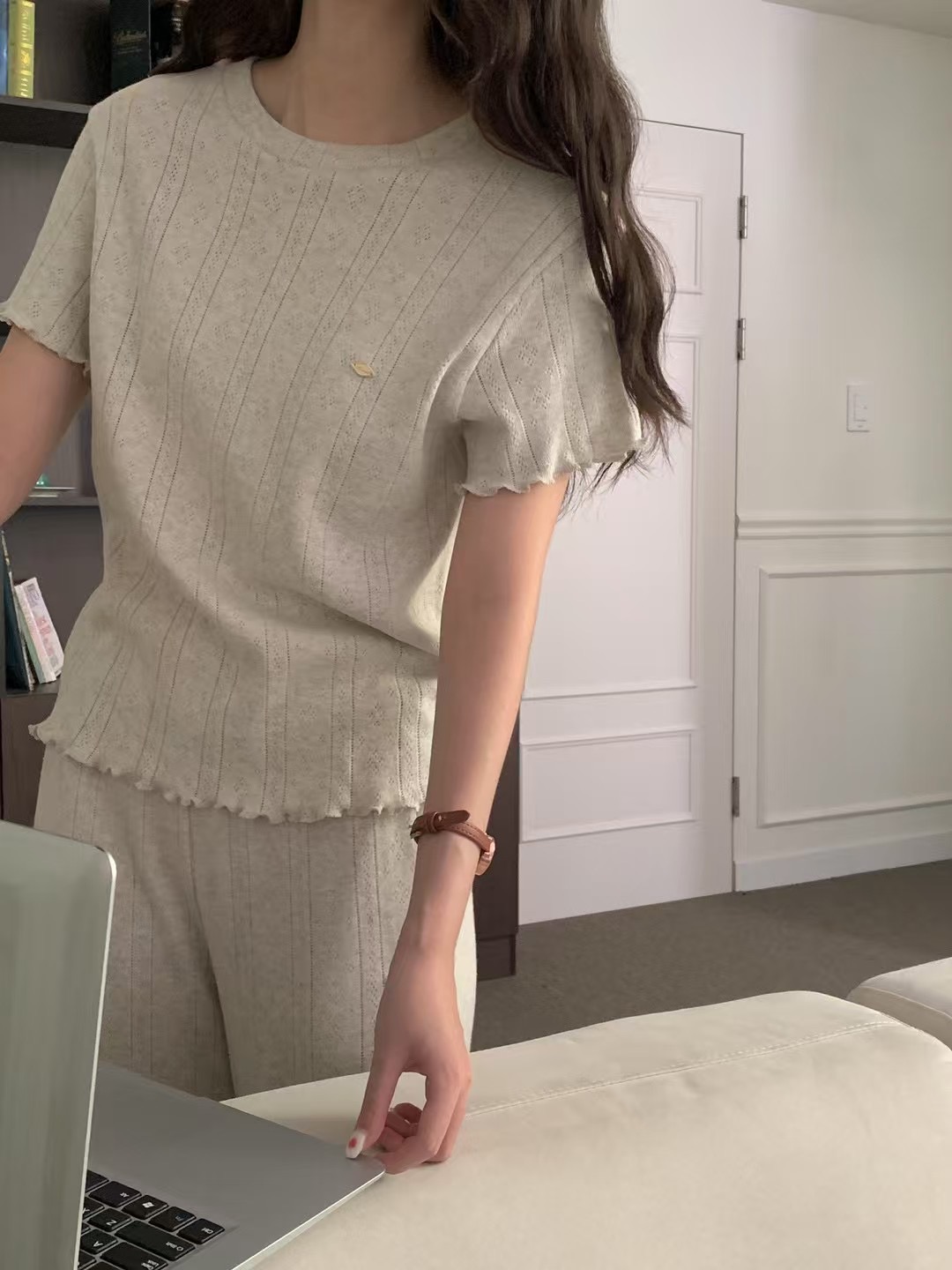 KIMFASHION東大門㊣代購女士新品熱賣25秋冬休閑時尚真品T恤KIMFASHIONT恤圖色2