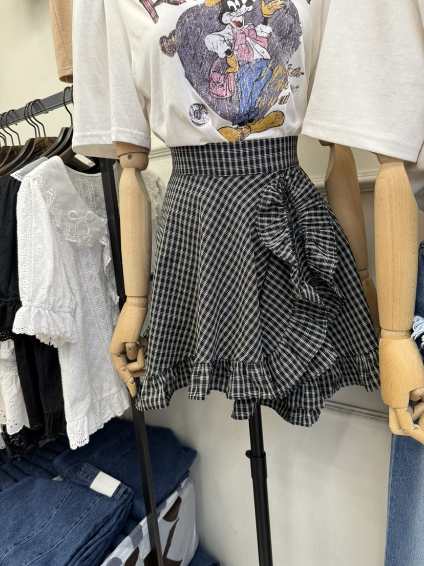 BORA BORA東大門㊣實拍女裝新品時尚25秋冬熱賣休閑真品短裙BORA BORA短裙圖色1