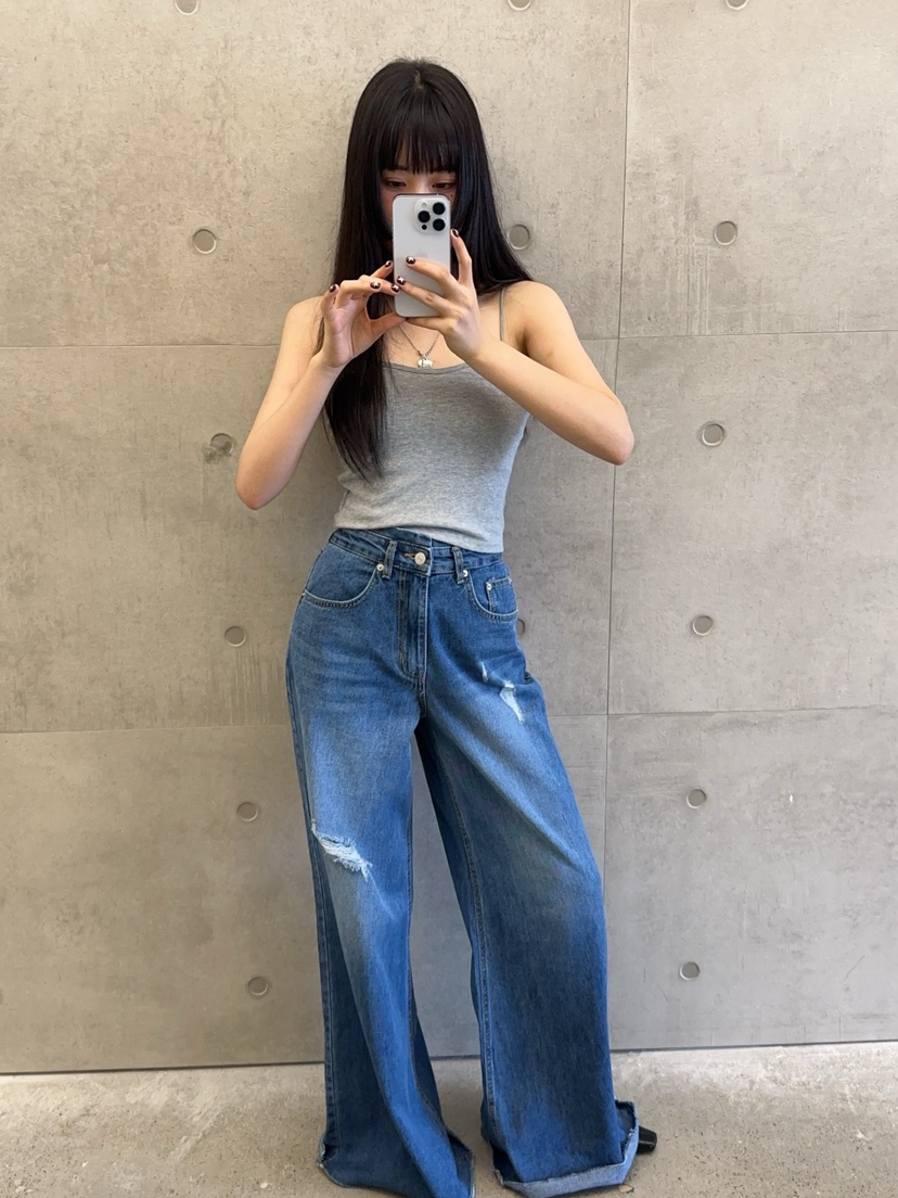 BORA BORA東大門㊣直郵女裝新品推薦25秋冬人氣熱賣牛仔褲BORA BORA牛仔褲