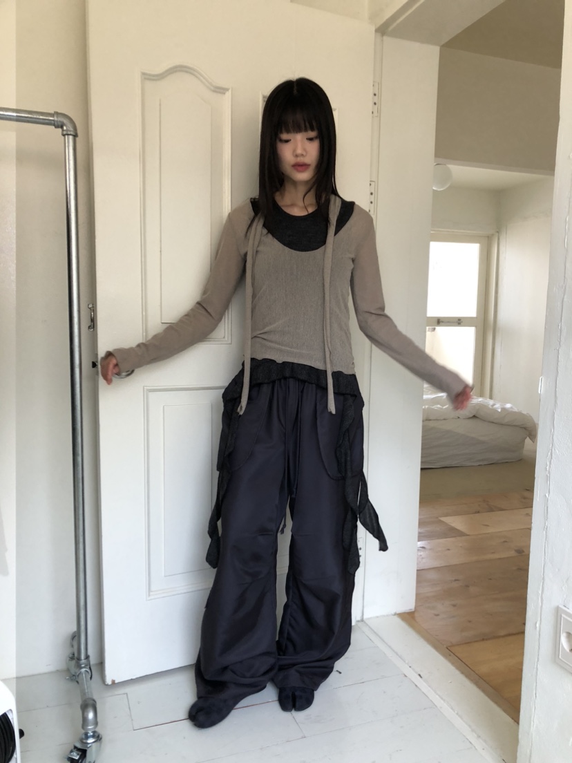 UN.TOY-언토이-T韓國直郵㊣女裝新款職業真品長袖T恤含脖帶UN.TOY長袖T恤