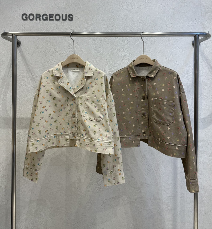 GORGEOUS韓國直郵㊣女士新品熱賣休閑推薦真品人氣時尚夾克GORGEOUS夾克