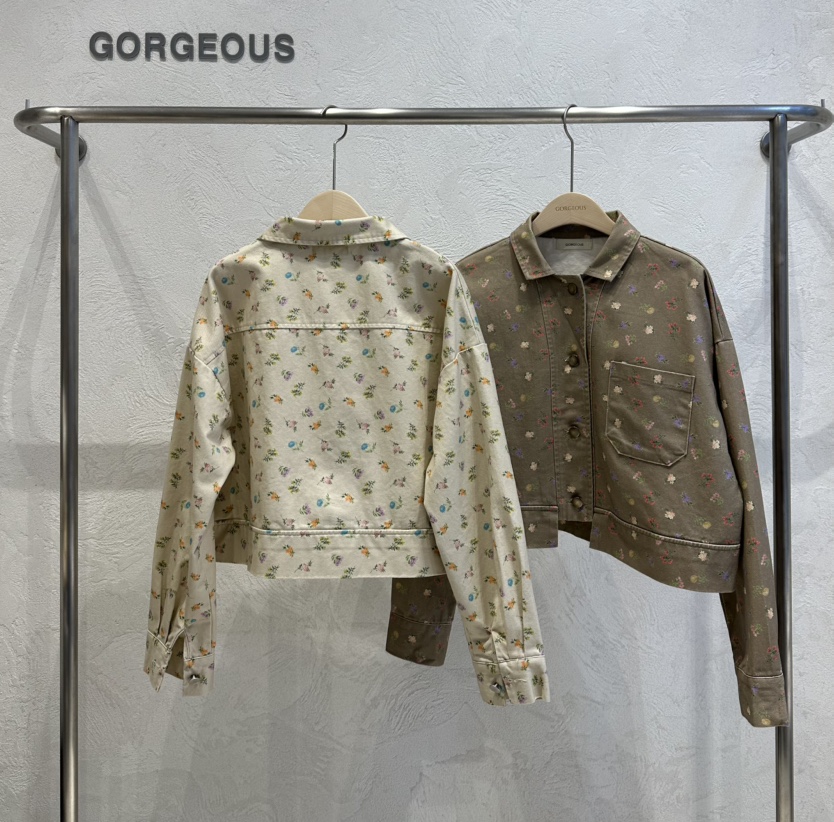 GORGEOUS韓國直郵㊣女士新品熱賣休閑推薦真品人氣時尚夾克GORGEOUS夾克