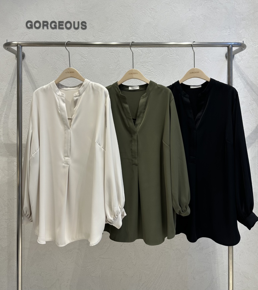 GORGEOUS東大門㊣直郵女士新品休閑25秋冬推薦人氣襯衫蕾絲衫GORGEOUS襯衫/蕾絲衫