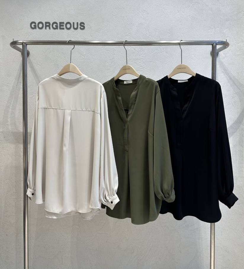 GORGEOUS東大門㊣直郵女士新品休閑25秋冬推薦人氣襯衫蕾絲衫GORGEOUS襯衫/蕾絲衫