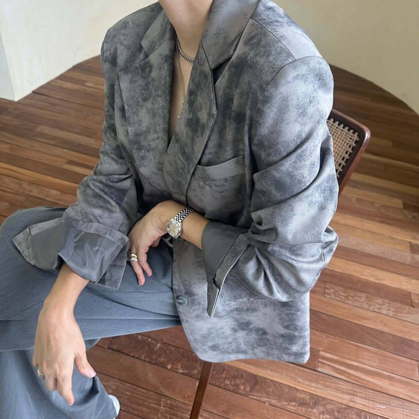空東大門㊣直郵女士新款職業推薦時尚休閑人氣真品25秋冬夾克SOUIT by mabel-Q夾克