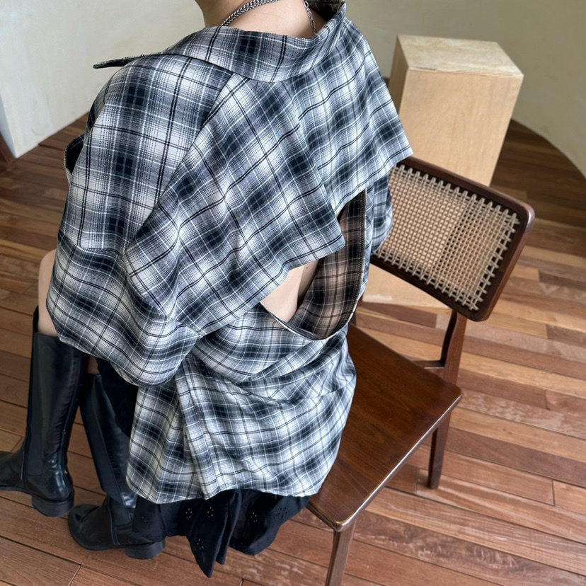 空東大門㊣直郵女士新品時尚25秋冬推薦職業真品襯衫蕾絲衫SOUIT by mabel-Q襯衫/蕾絲衫