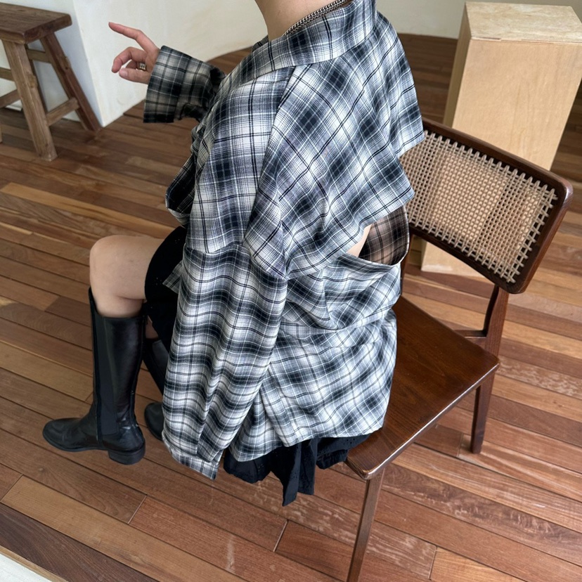 空東大門㊣直郵女士新品時尚25秋冬推薦職業真品襯衫蕾絲衫SOUIT by mabel-Q襯衫/蕾絲衫