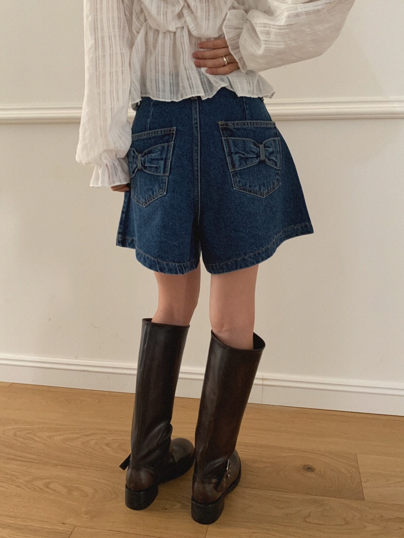 MOSMOS韓國代購㊣女裝新品25秋冬熱賣推薦時尚休閑人氣短褲MOSMOS短褲