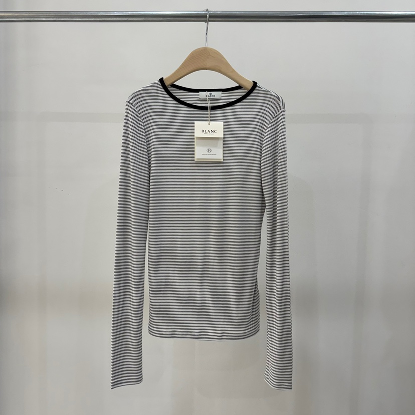 BLANC-A東大門㊣直郵女裝新品真品熱賣休閑推薦時尚長袖T恤BLANC-A長袖T恤圖色1