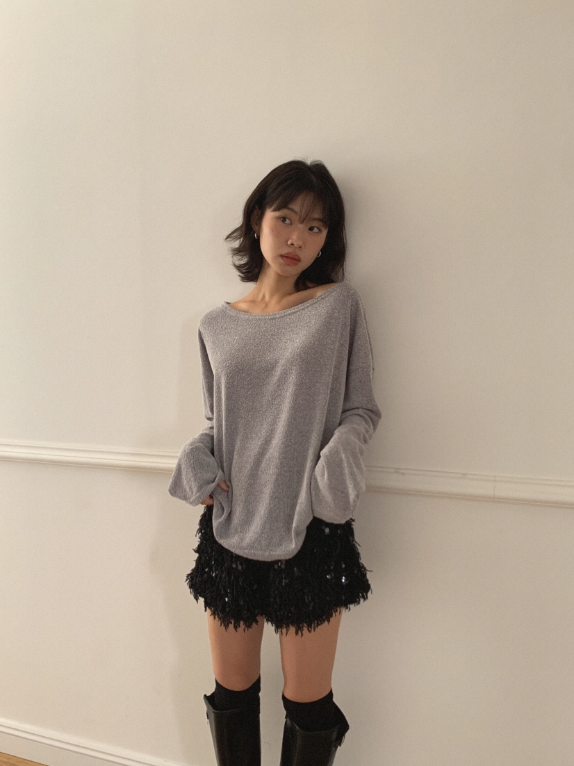 MOSMOS韓國直郵㊣女裝新款休閑25秋冬時尚熱賣職業真品長袖T恤MOSMOS長袖T恤