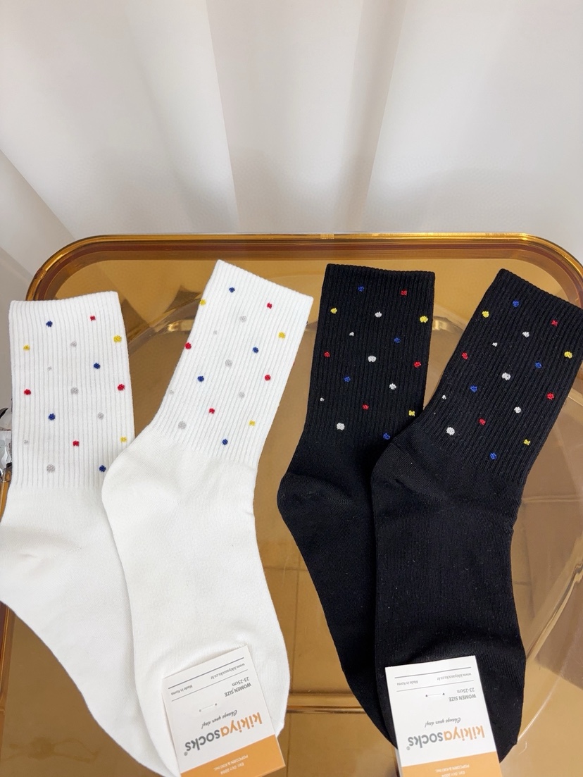 CACTUS-Q韓國代購㊣女裝新品25秋冬職業真品推薦人氣休閑襪子CACTUS十雙起/可混搭襪子