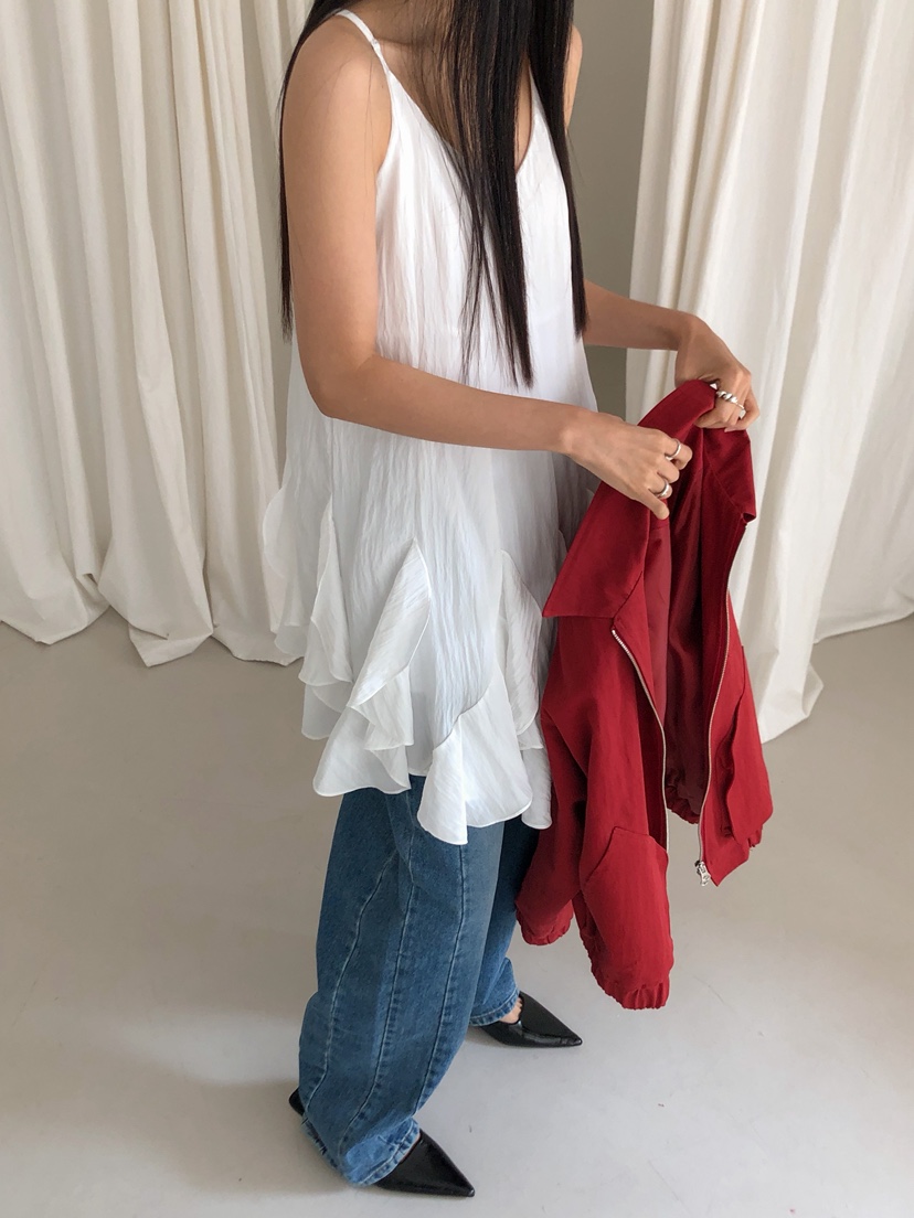 ZITTEN韓國代購㊣女裝新品熱賣真品休閑25秋冬連衣裙荷葉邊ZITTEN連衣裙