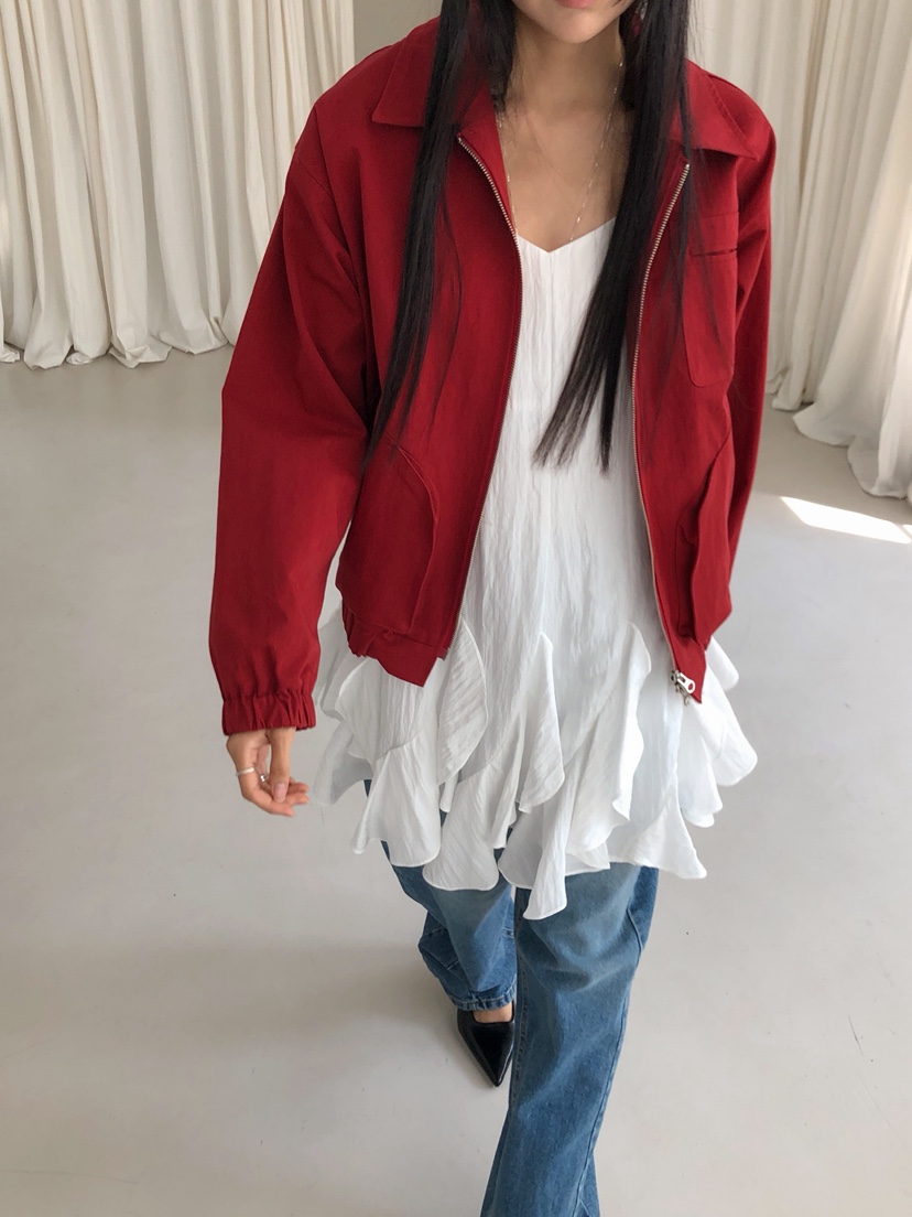 ZITTEN韓國直郵㊣女裝新款推薦熱賣時尚休閑25秋冬夾克褶皺ZITTEN夾克