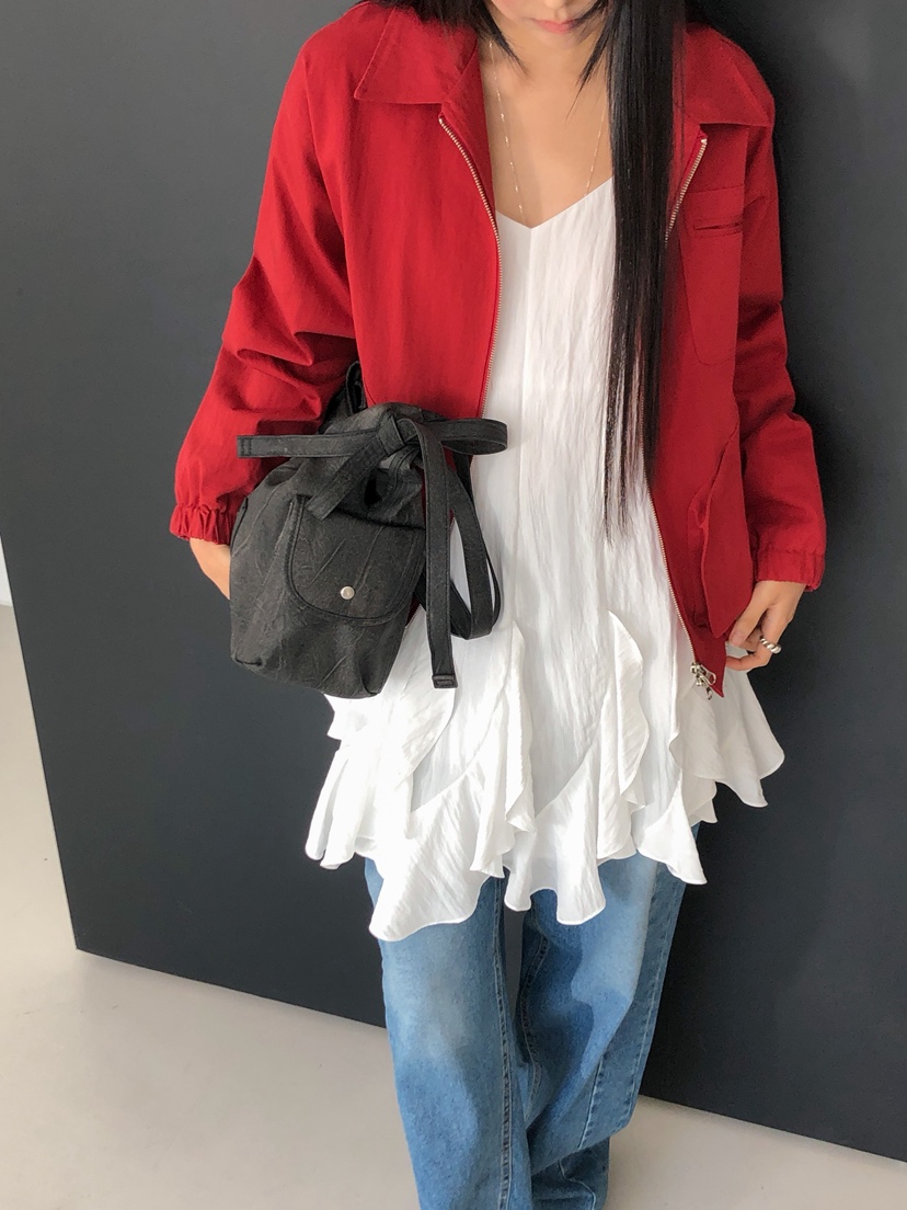 ZITTEN韓國直郵㊣女裝新款推薦熱賣時尚休閑25秋冬夾克褶皺ZITTEN夾克