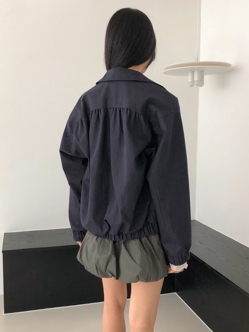 ZITTEN韓國直郵㊣女裝新款推薦熱賣時尚休閑25秋冬夾克褶皺ZITTEN夾克
