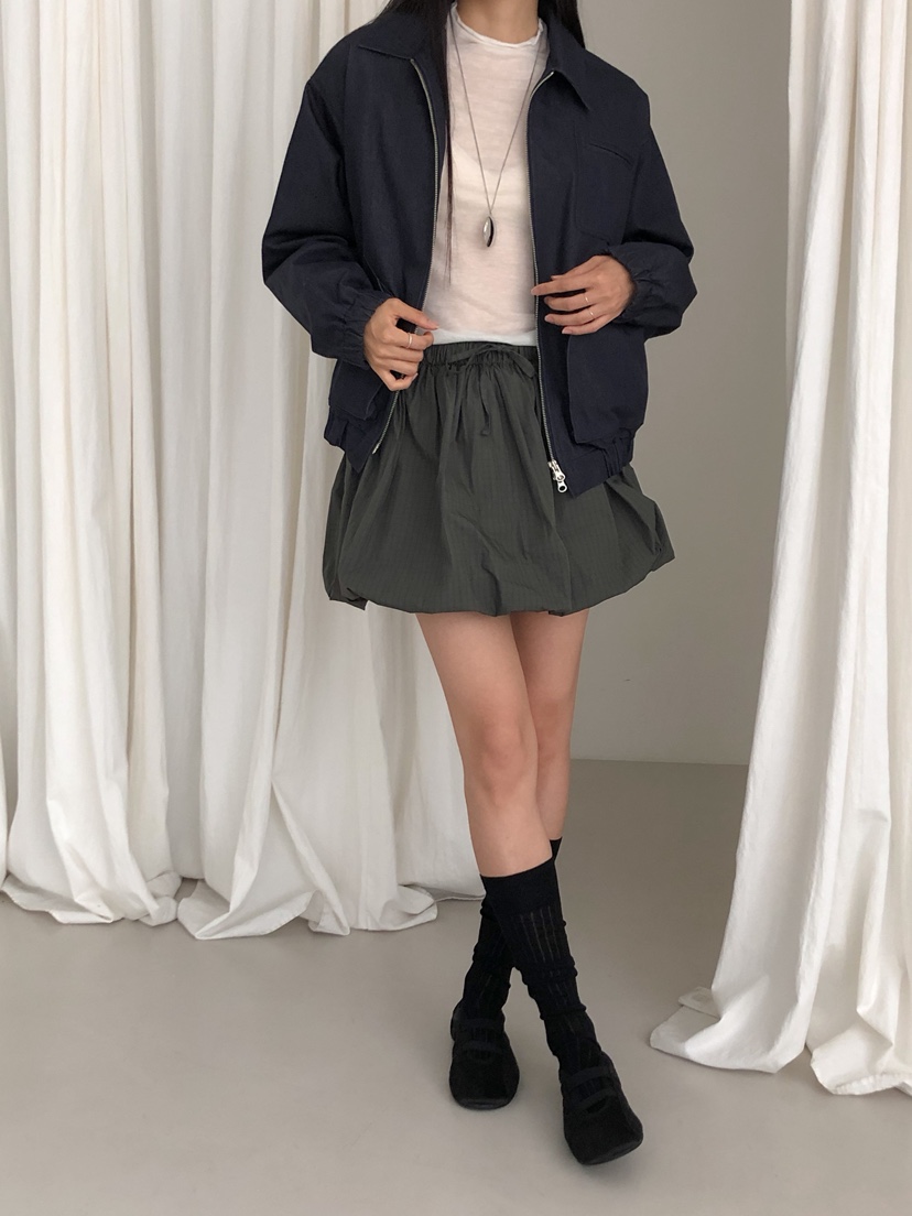 ZITTEN韓國直郵㊣女裝新款推薦熱賣時尚休閑25秋冬夾克褶皺ZITTEN夾克