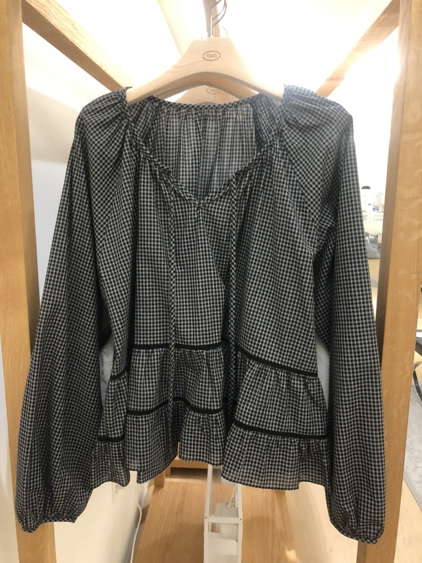 TIZZI韓國直郵㊣女士新品25秋冬真品休閑推薦熱賣襯衫蕾絲衫TIZZI襯衫/蕾絲衫圖色3