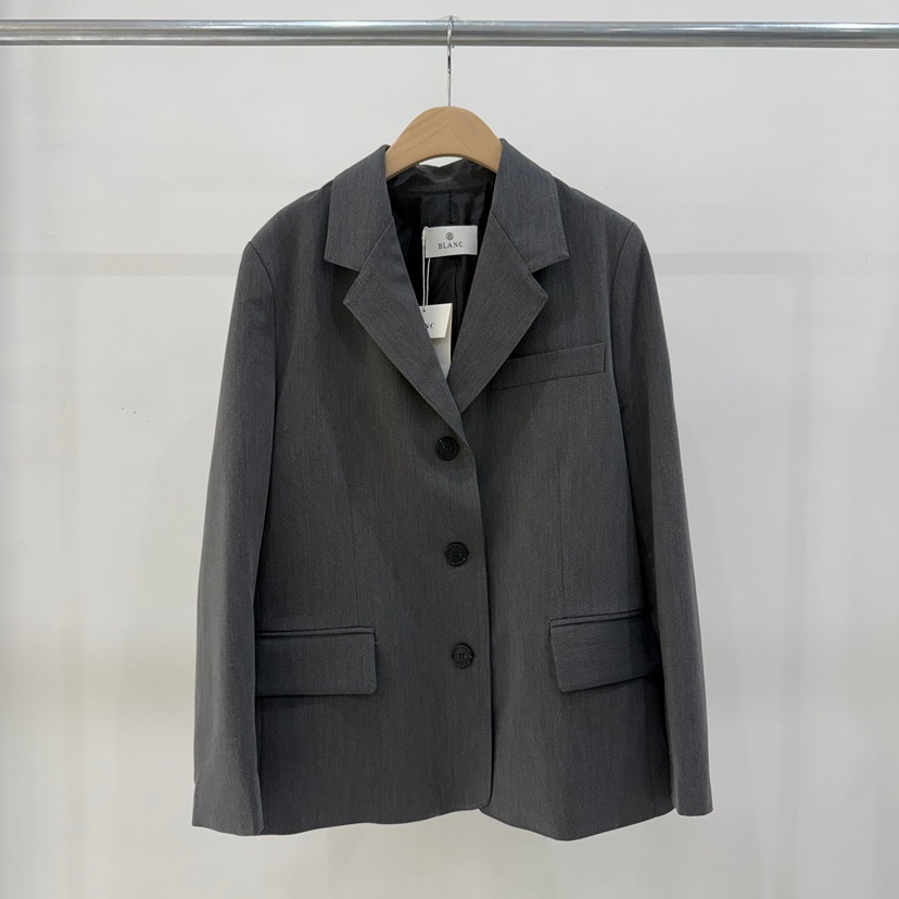 BLANC-A東大門㊣代購女裝新品人氣休閑推薦真品職業熱賣夾克BLANC-A夾克圖色1
