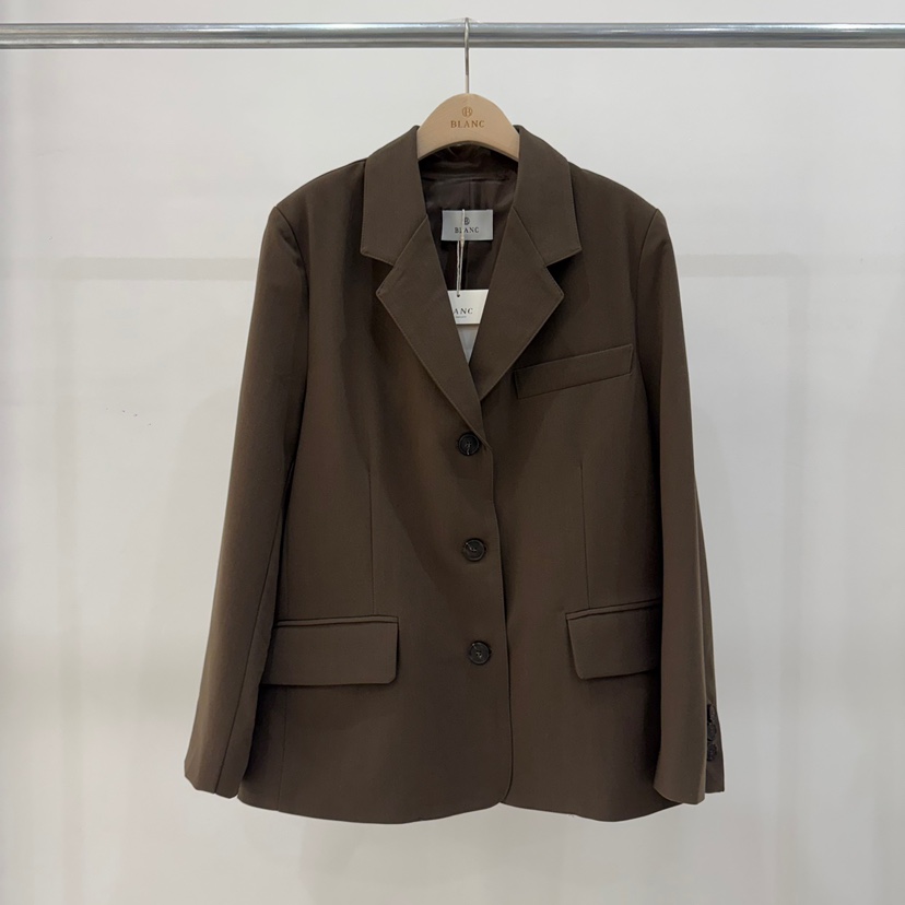BLANC-A東大門㊣代購女裝新品人氣休閑推薦真品職業熱賣夾克BLANC-A夾克圖色2