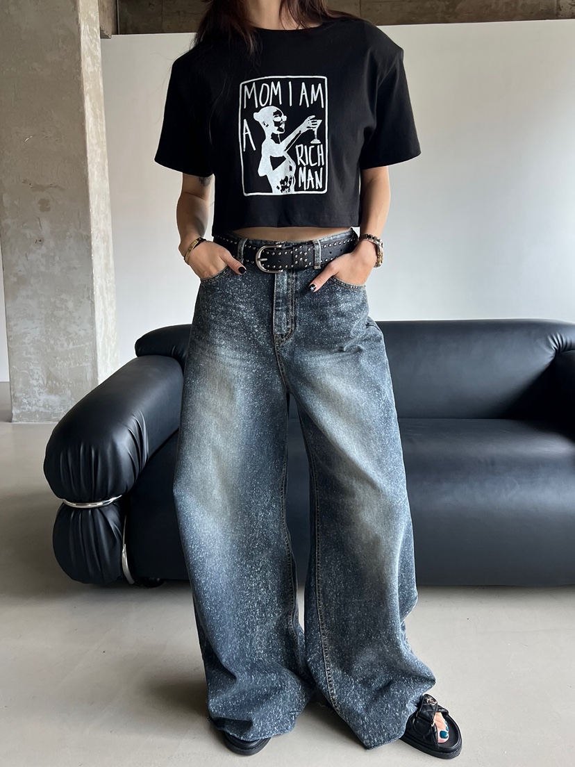 SOLAR韓國代購㊣女士新品時尚推薦職業熱賣人氣25秋冬牛仔褲SOLAR牛仔褲