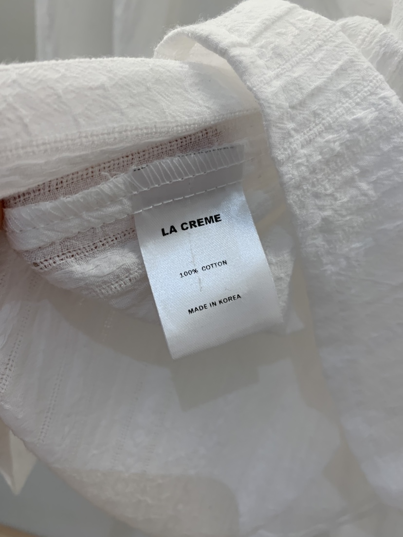 LA CREME東大門㊣實拍女裝新品熱賣休閑人氣推薦襯衫蕾絲衫LA CREME襯衫/蕾絲衫