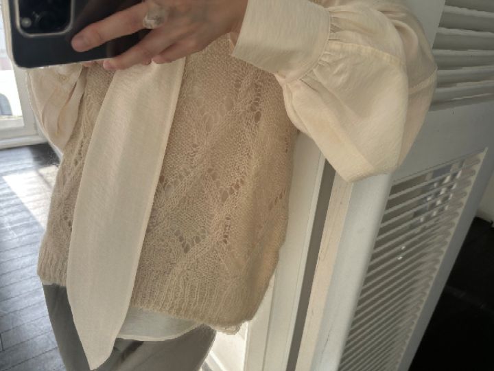 MARE東大門㊣直郵女士新品人氣推薦真品時尚襯衫蕾絲衫寬松MARE襯衫/蕾絲衫