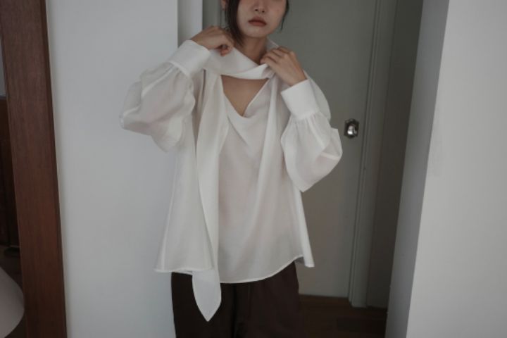 MARE東大門㊣直郵女士新品人氣推薦真品時尚襯衫蕾絲衫寬松MARE襯衫/蕾絲衫圖色1