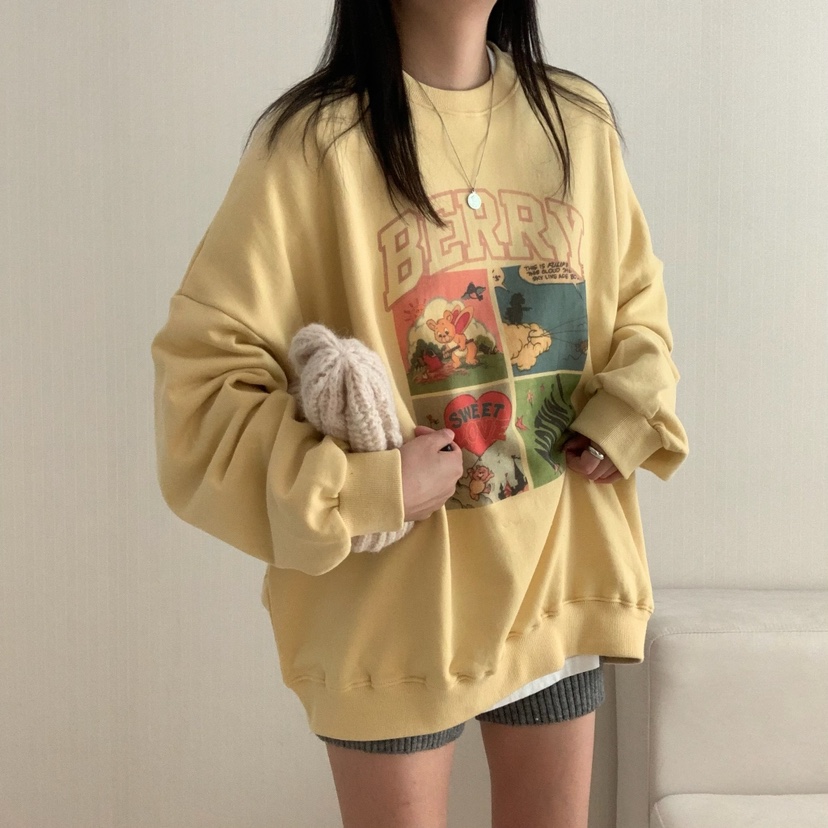 FROMJINI韓國代購㊣女裝新品職業休閑熱賣真品人氣時尚衛衣FROMJINI衛衣