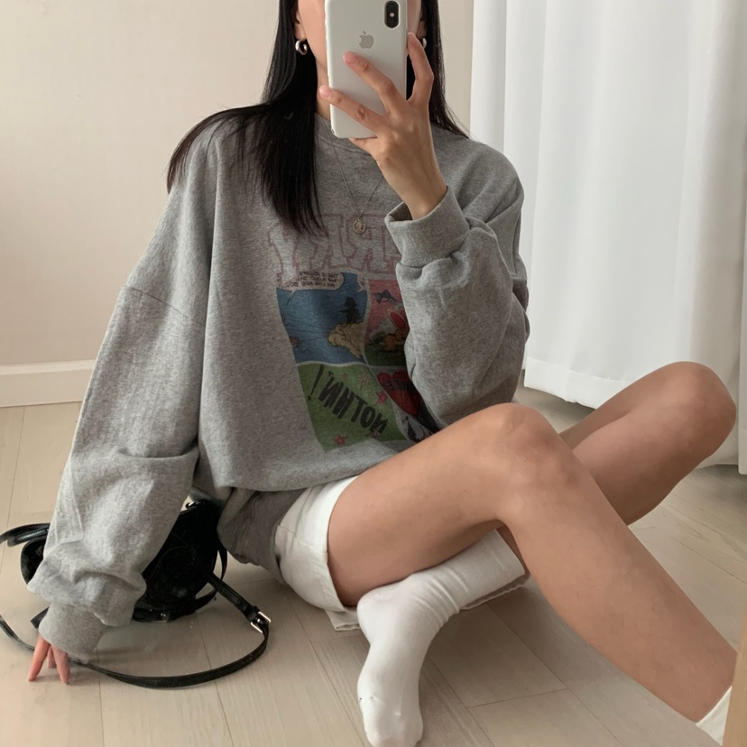 FROMJINI韓國代購㊣女裝新品職業休閑熱賣真品人氣時尚衛衣FROMJINI衛衣