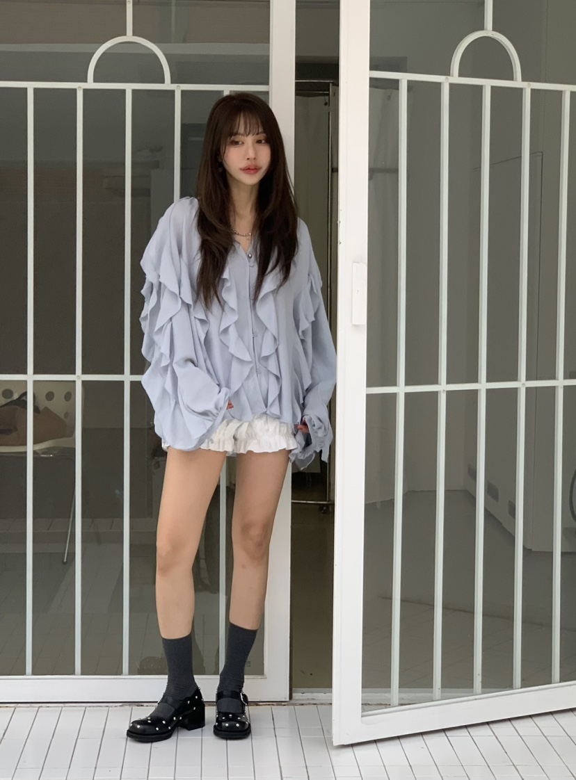 BERTHA韓國代購㊣女士新品熱賣人氣職業時尚25秋冬襯衫蕾絲衫BERTHA襯衫/蕾絲衫
