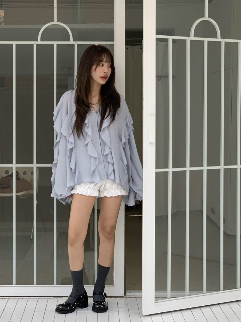 BERTHA韓國代購㊣女士新品熱賣人氣職業時尚25秋冬襯衫蕾絲衫BERTHA襯衫/蕾絲衫