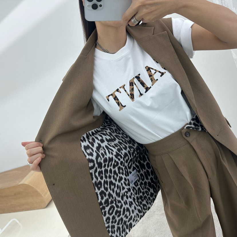 空東大門㊣代購女士新品熱賣推薦時尚人氣25秋冬休閑職業T恤SOUIT by mabel-QT恤