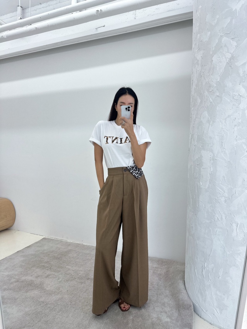 空東大門㊣代購女士新品熱賣推薦時尚人氣25秋冬休閑職業T恤SOUIT by mabel-QT恤