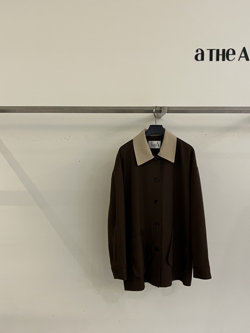 ATHEA韓國代購㊣女裝新款真品人氣推薦職業25秋冬時尚熱賣夾克ATHEA夾克圖色1