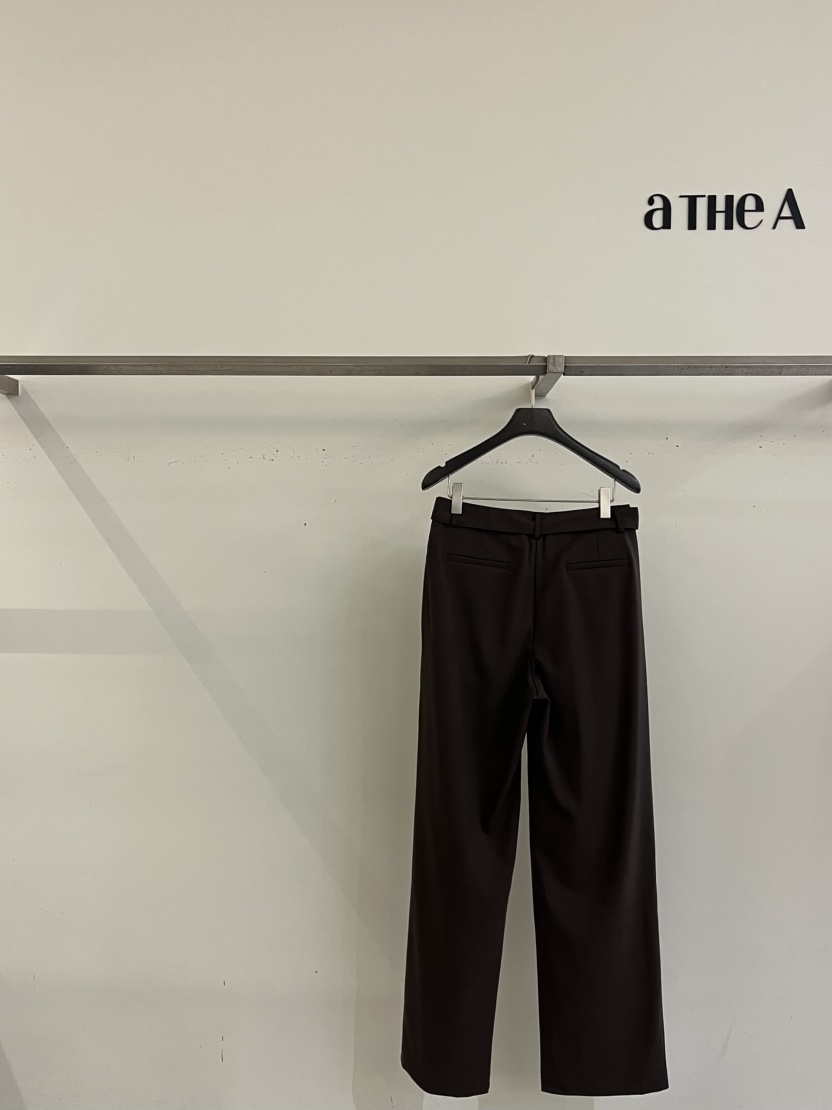 ATHEA韓國直郵㊣女裝新款推薦熱賣休閑真品職業人氣休閑褲羊毛ATHEA休閑褲