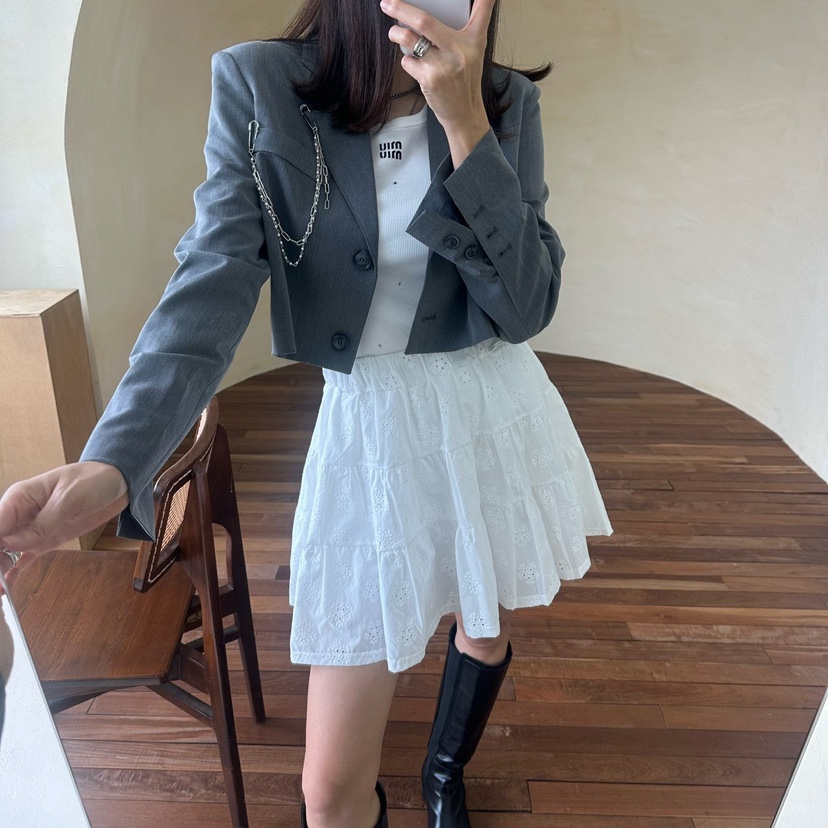 空東大門㊣實拍女裝新款職業人氣熱賣時尚推薦25秋冬真品夾克SOUIT by mabel-Q夾克