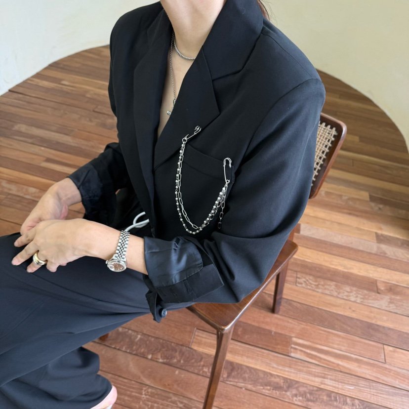 空東大門㊣實拍女裝新款職業人氣熱賣時尚推薦25秋冬真品夾克SOUIT by mabel-Q夾克