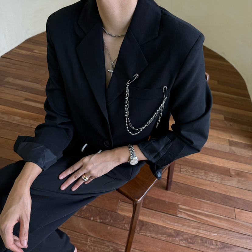 空東大門㊣實拍女裝新款職業人氣熱賣時尚推薦25秋冬真品夾克SOUIT by mabel-Q夾克圖色2