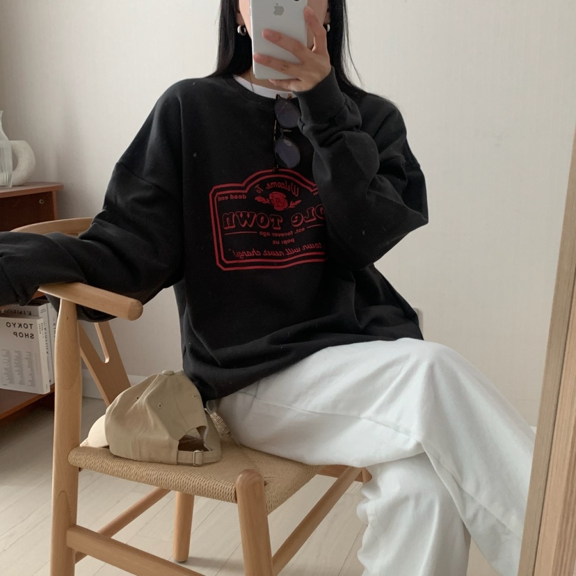HELLO JINI東大門㊣代購女裝新品職業時尚熱賣人氣推薦衛衣HELLO JINI衛衣