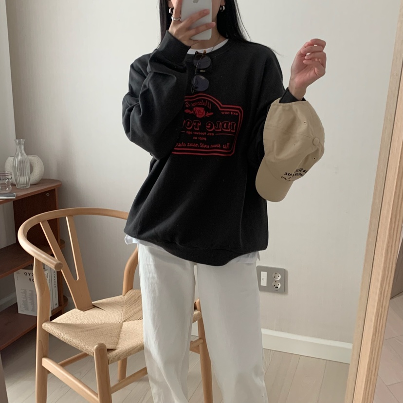 HELLO JINI東大門㊣代購女裝新品職業時尚熱賣人氣推薦衛衣HELLO JINI衛衣