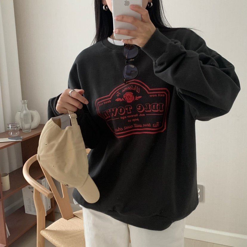 HELLO JINI東大門㊣代購女裝新品職業時尚熱賣人氣推薦衛衣HELLO JINI衛衣圖色2
