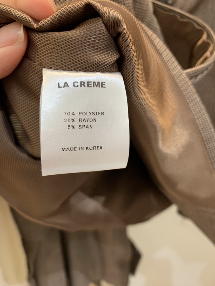 LA CREME東大門㊣直郵女士新品職業真品25秋冬推薦時尚夾克LA CREME夾克