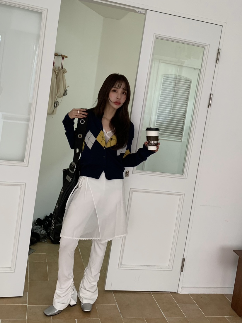 BERTHA韓國代購㊣女士新款推薦25秋冬熱賣職業休閑褲褶皺羅紋BERTHA休閑褲
