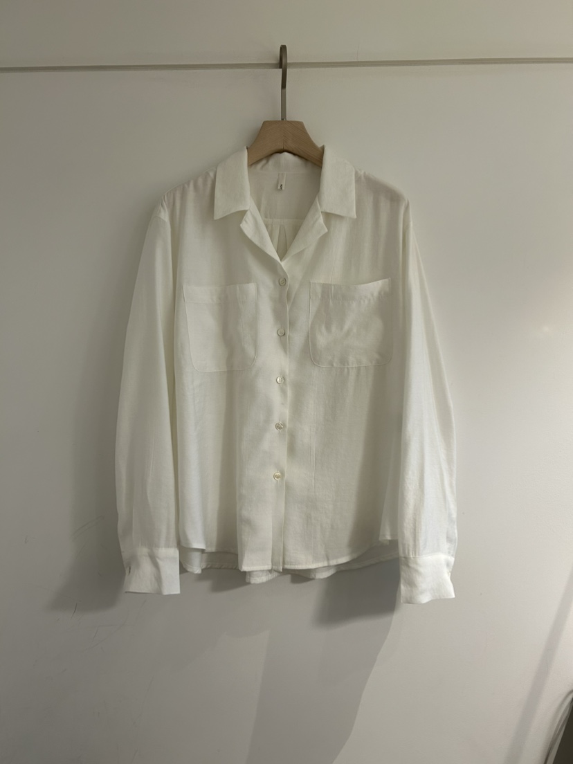 NOTICE東大門㊣代購女士新品人氣25秋冬休閑襯衫蕾絲衫口袋NOTICE襯衫/蕾絲衫圖色1
