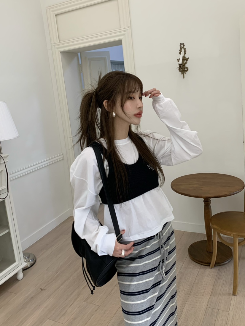 BERTHA東大門㊣直郵女士新款休閑時尚吊帶背心不含內搭刺繡BERTHA吊帶/背心