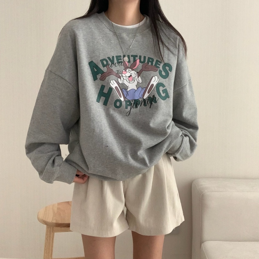 HELLO JINI韓國代購㊣女士新款25秋冬時尚休閑推薦熱賣衛衣HELLO JINI衛衣